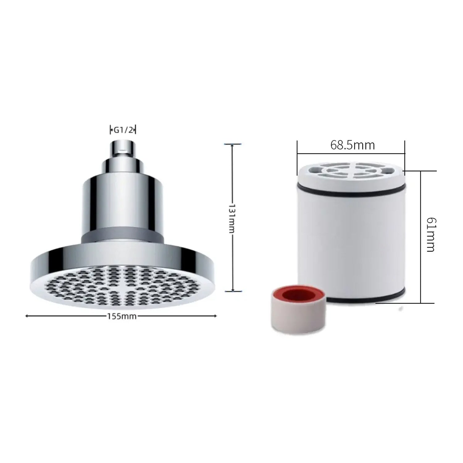high pressure shower head