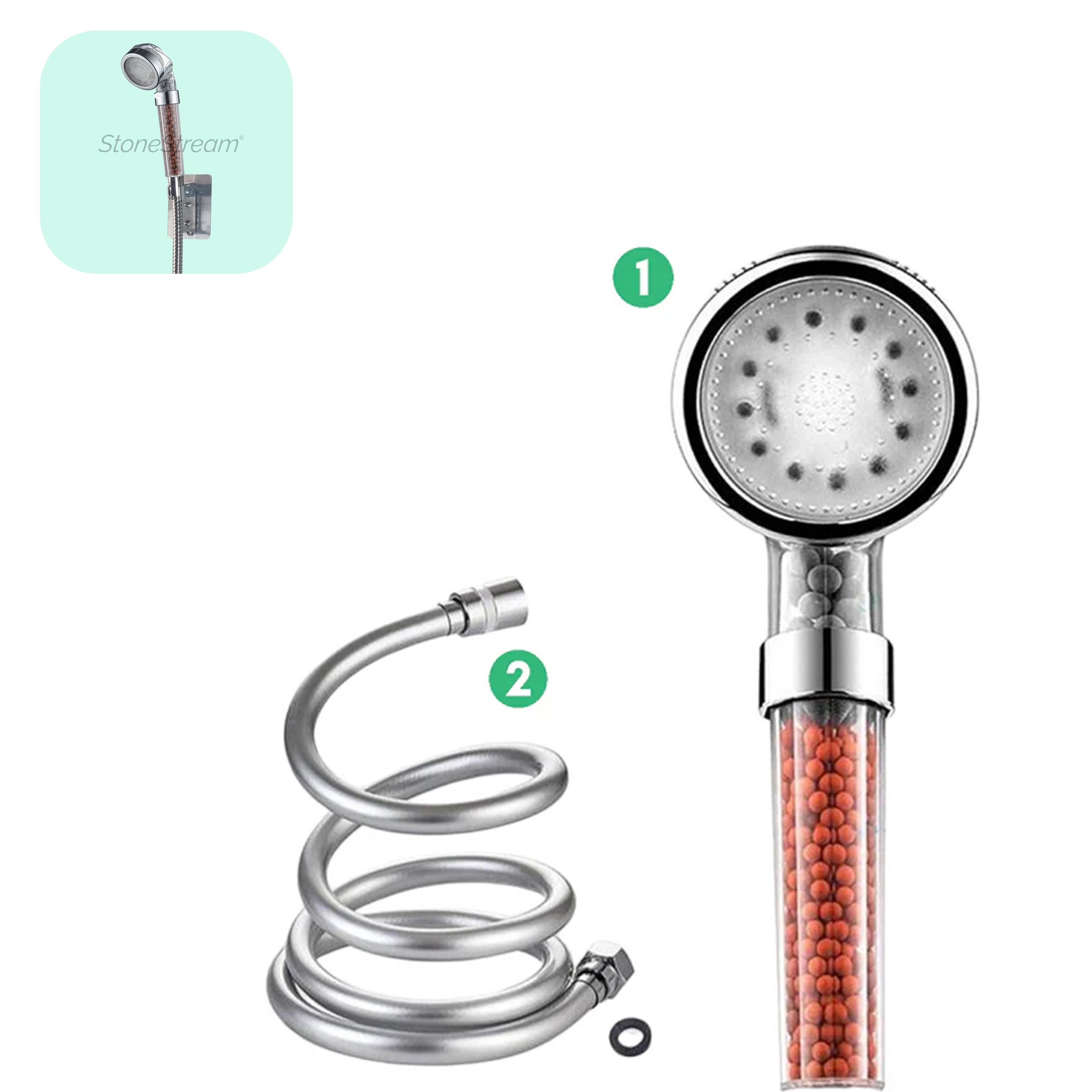 LED Ionic Shower Head