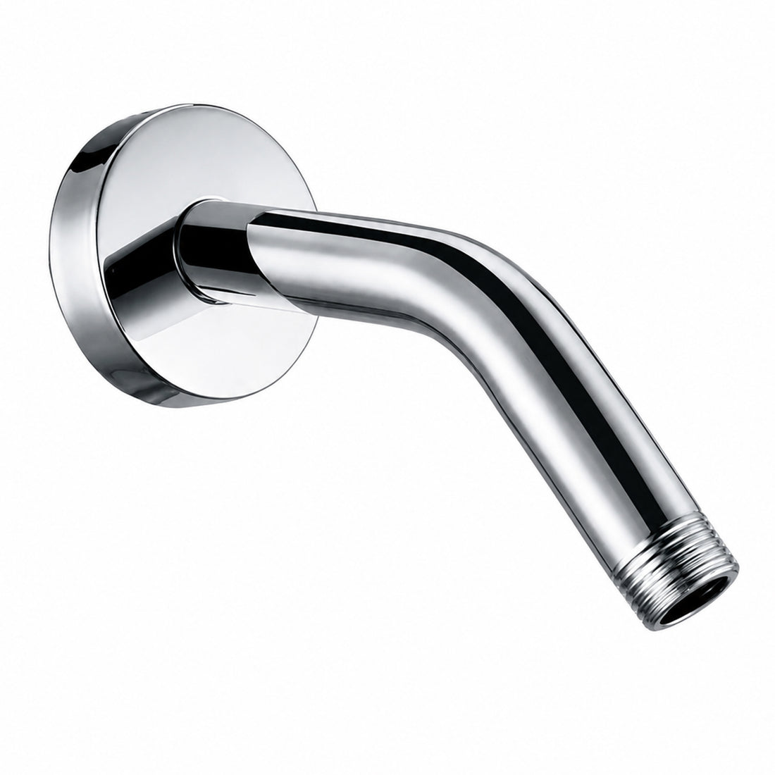Shower Head Arm for Wall-Mount Shower - Chrome (1/2 inch thread)