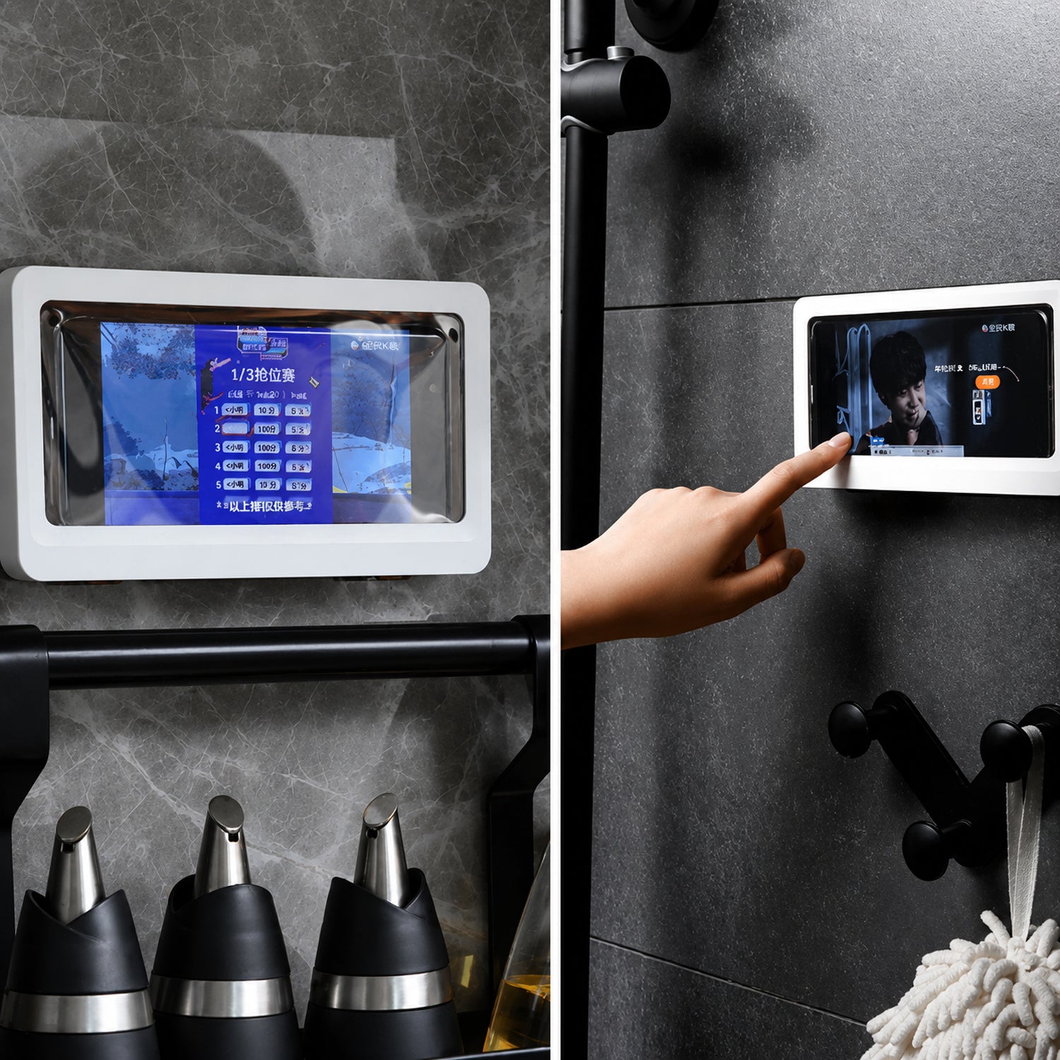StoneStream - Waterproof Phone Holder For Wall