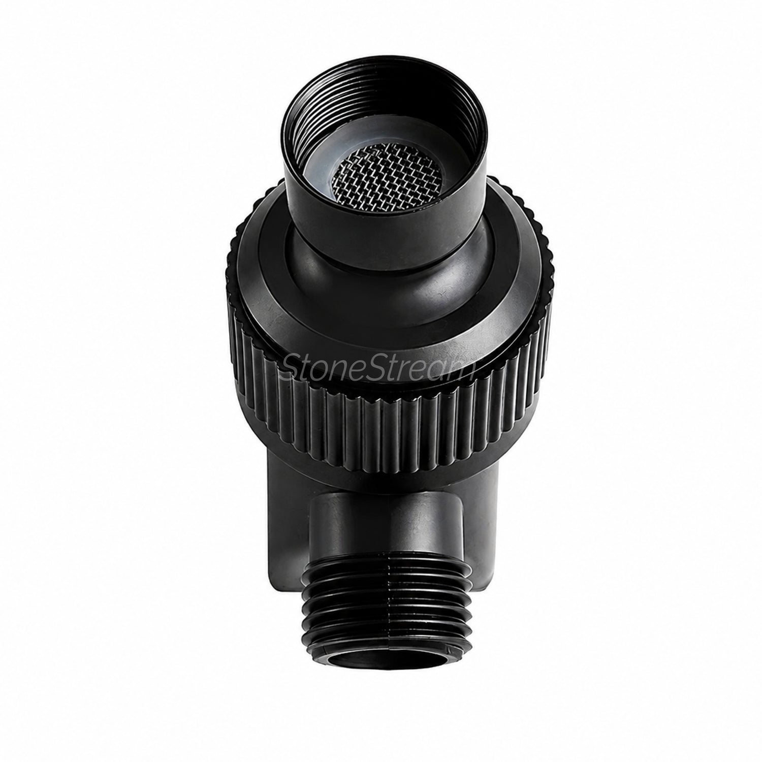 Support pommeau de douche 3 voies - Noir
