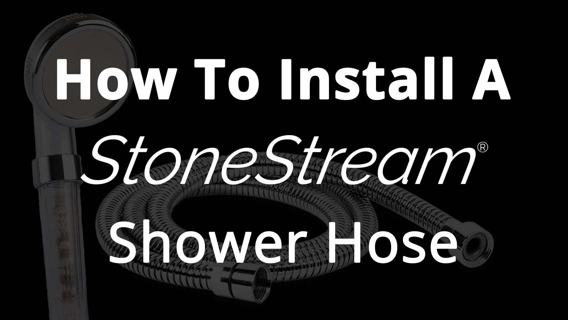 Load video: how to install a new stonestream shower hose?